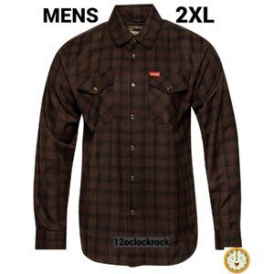 DIXXON Flannel TOBACCO Flannel Shirt - Men's 2XL